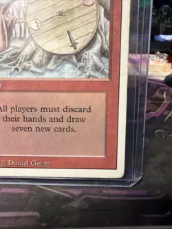 Magic The Gathering MTG Wheel of Fortune Revised Edition 3ED Damaged - Image 4