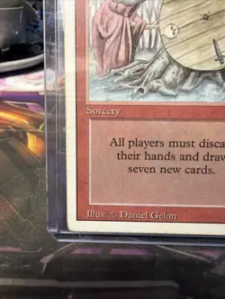 Magic The Gathering MTG Wheel of Fortune Revised Edition 3ED Damaged - Image 5