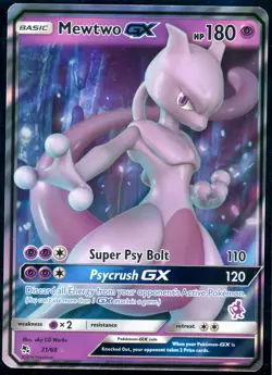 Mewtwo GX - 31/68 Battle Academy Ultra Rare Promo Pokemon Card - NM - Image 1