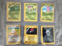 Pokemon TCG Aquapolis Regular Job Lot - Togepi Bellsprout Nidoran Voltorb - Image 1