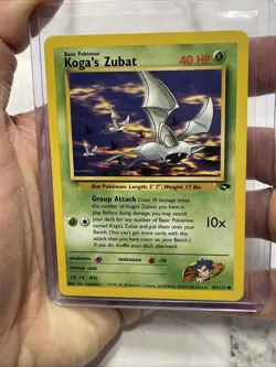 Koga's Zubat 2000 Pokemon Gym Challenge Unlimited Common 83/132 Vintage Vtg NM - Image 1