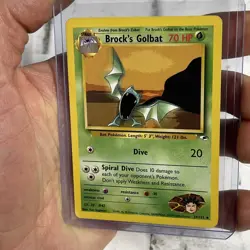 Pokemon Gym Heroes Brock's Golbat 39/132 Uncommon NM Nintendo TCG Vintage Vtg - Image 1