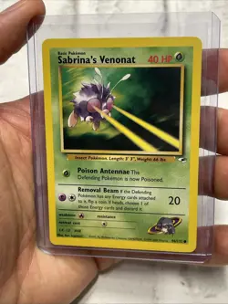 POKEMON GYM HEROES Sabrina's Venonat 96/132 Vintage Vtg Common WOTC NM Pokemon - Image 1