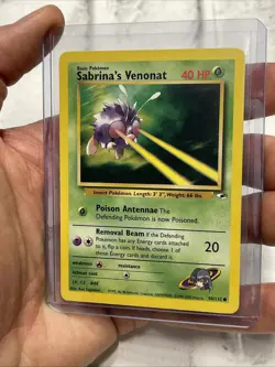 POKEMON GYM HEROES Sabrina's Venonat 96/132 Vintage Vtg Common WOTC NM Pokemon - Image 2