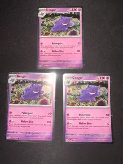 3x Gengar 151 Holo Pokemon TCG 094/165 Scarlet & Violet Rare SHIPS ASAP✈✈ - Image 1