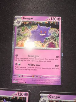 3x Gengar 151 Holo Pokemon TCG 094/165 Scarlet & Violet Rare SHIPS ASAP✈✈ - Image 2