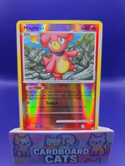 Magby - 88/123 - Pokemon TCG - Mysterious Treasures - Reverse Holo 2007 - Image 1