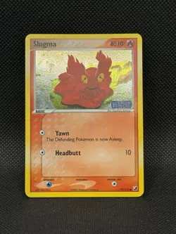 Pokemon TCG Slugma EX Unseen Forces Reverse Holo Common 73/115 40 HP 2005 - Image 2