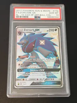 Pokemon Zoroark GX 77a/73 - Shiny Hidden Fates Great Ball Promo 2017 - PSA 10 - Image 1