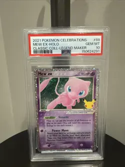 2021 Pokemon Celebrations Mew Ex #88 PSA 10 - Image 1