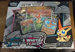 Pokemon TCG Unova Victini Illustration Collection Box Black Bolt White Flare - Image 1