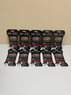 LOT OF 10 - Pokemon TCG Phantasmal Flames Sleeved Booster Packs - NEW, SEALED - Image 2