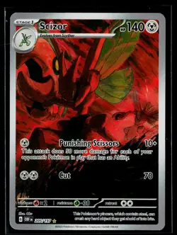 Scizor 205/197 Holo Illustration Rare Obsidian Flames Pokemon TCG LP - Image 1