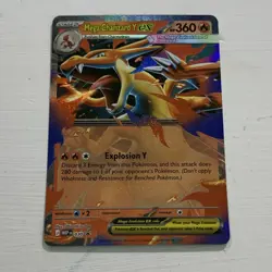Nintendo Mega Charizard Y EX 030 Mega Evolution Promo Full Art 360HP - Image 1