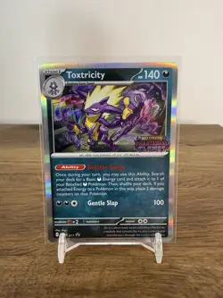 Pokemon TCG Toxtricity Phantasmal Flames Stamped Black Star Promo 017 - Image 1