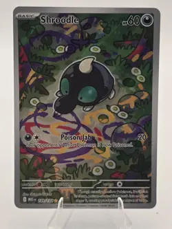 Pokemon TCG Shroodle 149/132 ILLUSTRATION RARE MEGA EVOLUTION Holo - Image 1