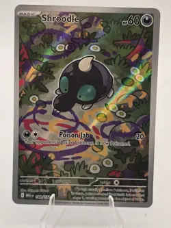 Pokemon TCG Shroodle 149/132 ILLUSTRATION RARE MEGA EVOLUTION Holo - Image 3