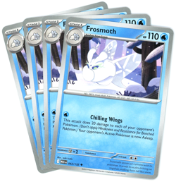 x4 Frosmoth 043/132 - Mega Evolution - Pokemon - NM/M English - Image 1