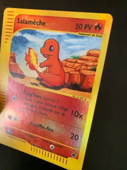Carte Pokemon : Salameche 97/165 Reverse Expedition Wizards Francaise - Image 3