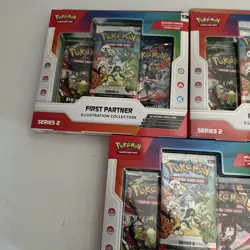 Pokemon TCG First Partner Illustration Collection Series 2 3 Box Lot - Image 3
