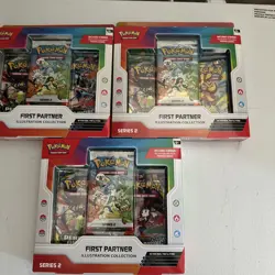 Pokemon TCG First Partner Illustration Collection Series 2 3 Box Lot - Image 4