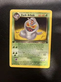 Pokemon TCG Dark Arbok 19/82 1st Edition Team Rocket Regular Nm/vlp - Image 1