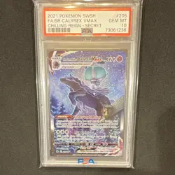 The Pokemon Company Pokemon TCG Shadow Rider Calyrex VMAX 205/198 Secret Rare P… - Image 1