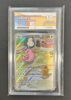 Chansey 187/167 | Mint ACE 10 |Twilight Masquerade Illustration Rare Pokemon TCG - Image 1