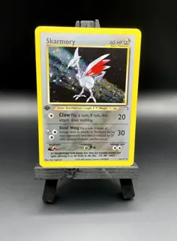 Skarmory 13/111 Neo Genesis 1st Edition Holo Rare Pokemon TCG English 2000 - Image 1