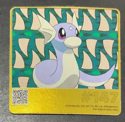 Pokemon Oreo TCG Dratini Asia Edition #147 Gold Foil frame - Image 1