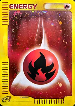 Pokemon Japanese Fire Energy Promo Mcdonald's E Pack Excellent NM - Image 1