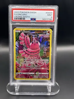2023 Pokemon Oricorio #GG04 Full Art Crown Zenith PSA 9 - Image 1