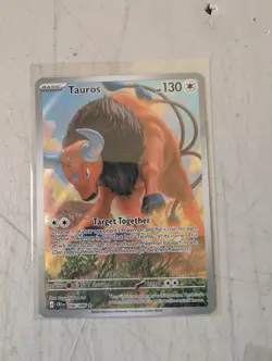 POKEMON TCG Chaos Rising 096 Tauros Illustration Rare - Image 1