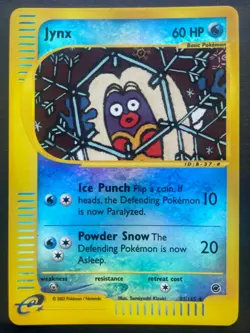 Pokemon Jynx 83/165 Reverse Holo Rare Near Mint Uncommon Expedition - Image 1