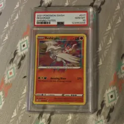 Pokemon TCG Shining Fates Reshiram 017/072 Amazing Rare Holo PSA 10 - Image 1