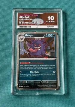 Ace 10 - Gengar 050/088 Eb Games - Pokemon TCG Perfect Order - Low Pop - Image 1