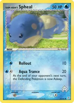Team Aqua's Spheal (57/95) [EX: Team Magma vs Team Aqua] Moderately Played - Image 1