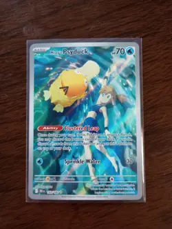 Pokemon TCG Misty’s Psyduck 193/182 SV10 Destined Rivals Illustration Rare Holo - Image 1