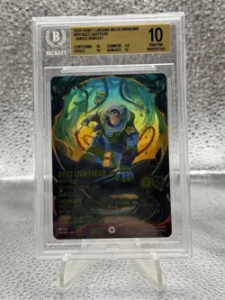 Buzz Lightyear Jungle Ranger ICONIC 241/204 BGS 10 Pristine Pop 2 Lorcana - Image 2
