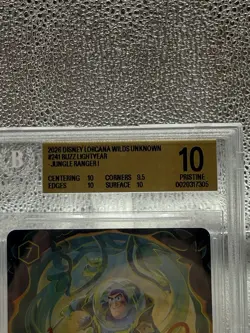 Buzz Lightyear Jungle Ranger ICONIC 241/204 BGS 10 Pristine Pop 2 Lorcana - Image 3