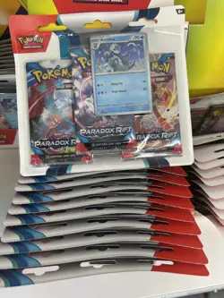 Pokemon TCG Paradox Rift Triple Blister 3 Packs Bundle x 11 - New & Sealed - Image 1