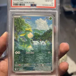 2025 Pokemon White Flare Deerling Illustration Rare PSA 10 Gem MT Pop 8!!! - Image 1