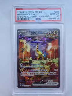 Pokemon TCG - Raging Bolt EX 208/162 - Temporal Forces - Illust. Rare - PSA 10 - Image 1