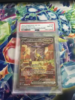 Pokemon TCG Raging Bolt EX 208/162 Temporal Forces PSA 8 - Image 1