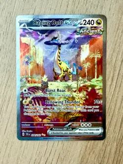 Pokemon TCG Temporal Forces Raging Bolt ex SIR 208/162 Holo NM/M - Image 1