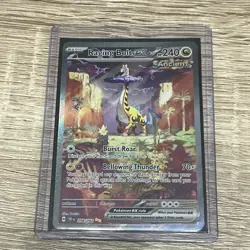 Pokemon TCG Raging Bolt EX 208/162 Temporal Forces NM Condition - Image 1
