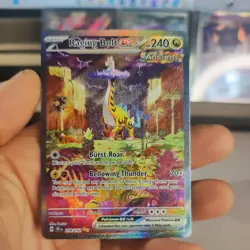Pokemon TCG Raging Bolt EX 208/162 Temporal Forces NM Condition - Image 3