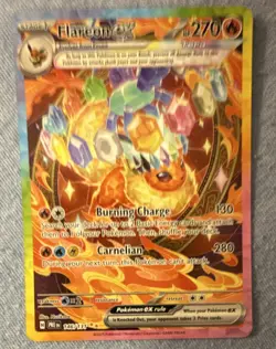 Pokemon TCG Flareon ex 146/131 SV Prismatic Evolutions Holo SIR 270 HP EN 2025 - Image 1