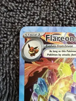 Pokemon SV: Prismatic Evolutions Flareon ex 146/131 SIR Holo Stage 1 HP 270 EN - Image 3