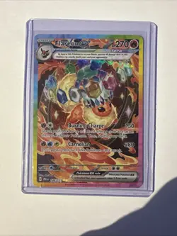 Pokemon TCG SV Prismatic Evolutions Flareon EX Sir 146/131 NM - Image 1